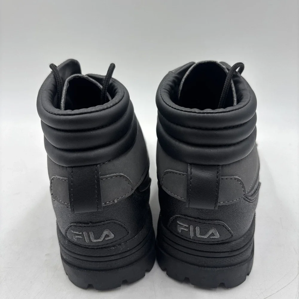 Fila Men's WeatherTec Hiking Boot 9.5 US Black/Grey